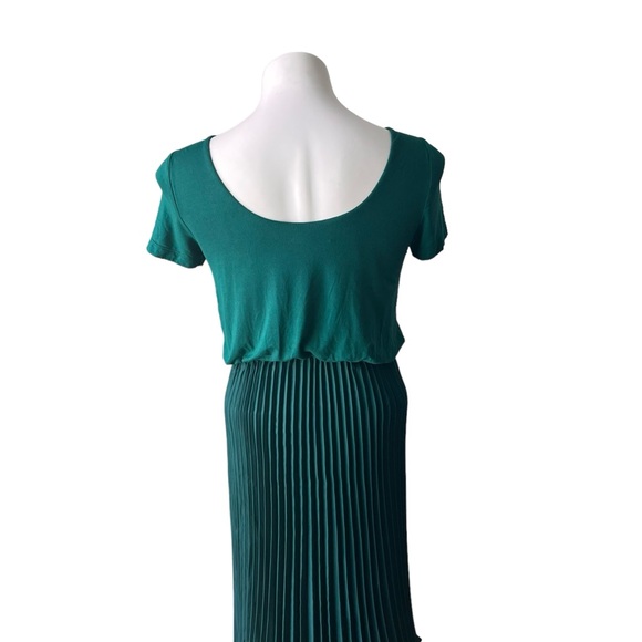 Loft Mixed Media Pleated Dress, Sz 2P - Picture 11 of 13